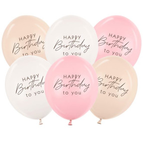 Balões Happy Birthday - conj.6